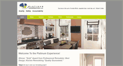 Desktop Screenshot of platinumconstr.com